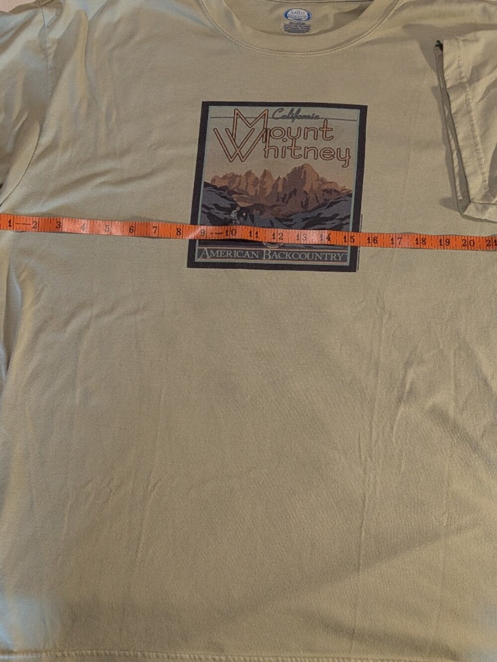 Mount Mt Whitney California Shirt Mens Tee Hiking Performance XXL